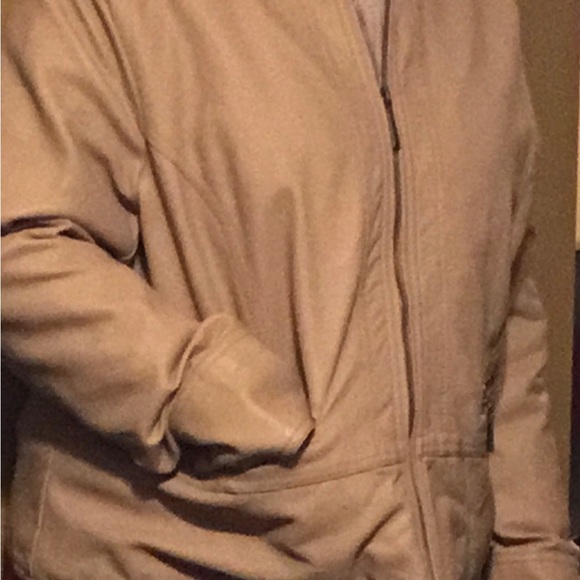 🆕❤️ NWT JOUJOU CAMEL VEGAN LEATHER JACKET 🔱🔱 🆕 - Picture 15 of 16